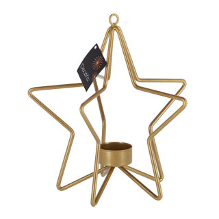 Stella ferro da portata di tealight 2 Assorti Altezza 22 cm