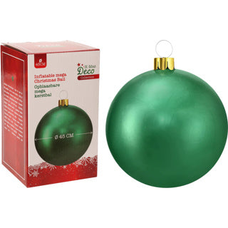 Diapositable inflable de Navidad 45 cm verde