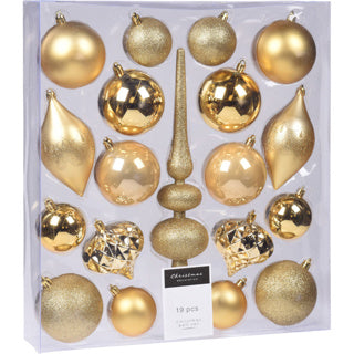 Christmas Hangdo Set 19sts oro