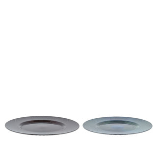 Tappo piatto decorativo Kaemingk 2col assdia33cm x h.1.5cm | 6 pezzi