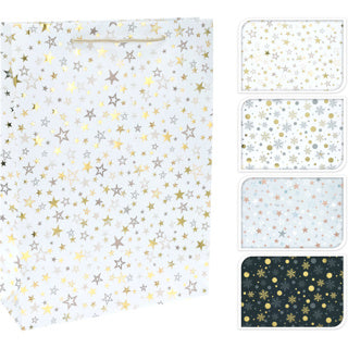 Borsa regalo grande design 4ass | 12 pezzi