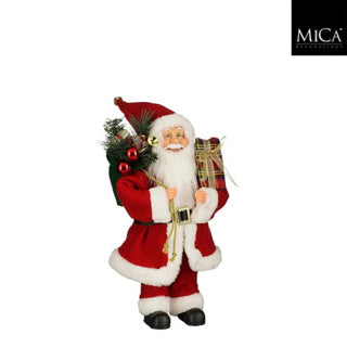 Edelman decoración Papá Noel rojo - l25xw15xh40cm