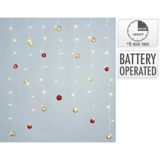 Tenda LED palla di Natale 74led
