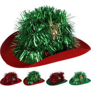Cappello da cowboy con albero di Natale 4ass | 2 pezzi
