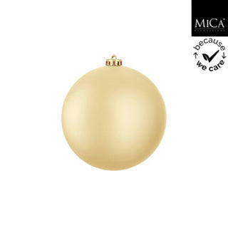 Palla Edelman infrangibile oro opaco - d15cm | 4 pezzi