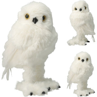 Gufo in piedi 24 cm bianco 2ass | 4 pezzi