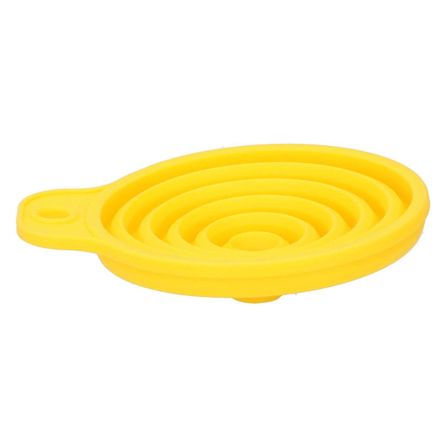 Embudo Dunlop plegable ø9x10cm amarillo