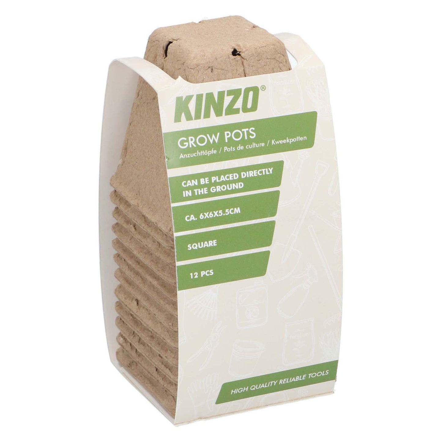 Vasi per coltivazione, 12 pz.