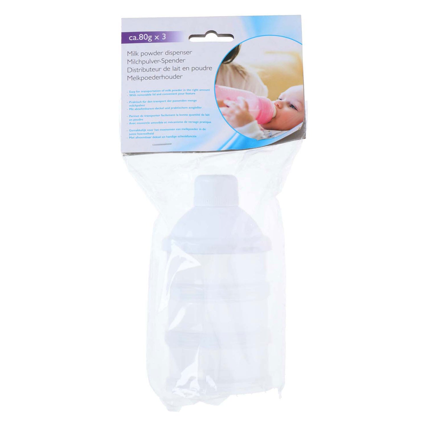 Contenitori per latte in polvere, 3 pz.