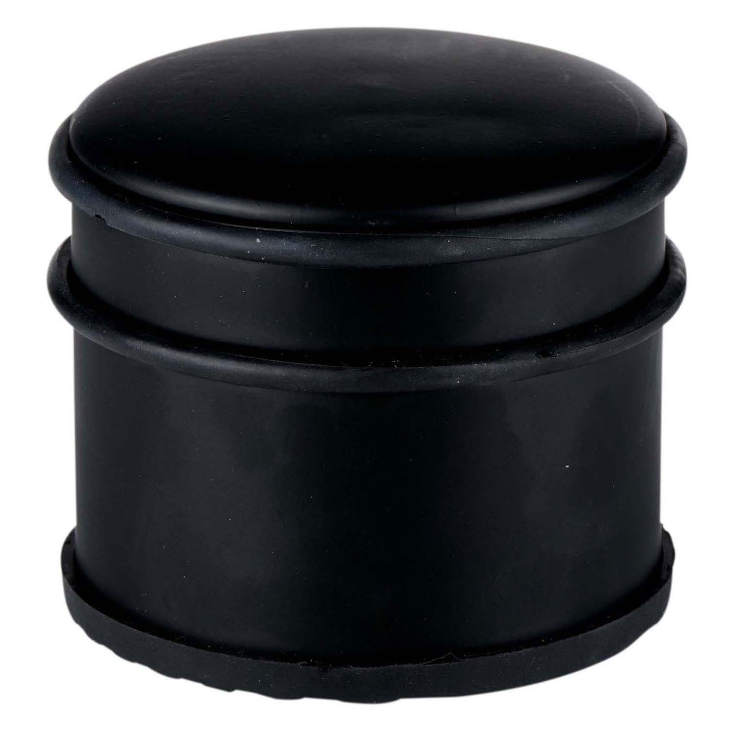 Tope de puerta negro, 9cm