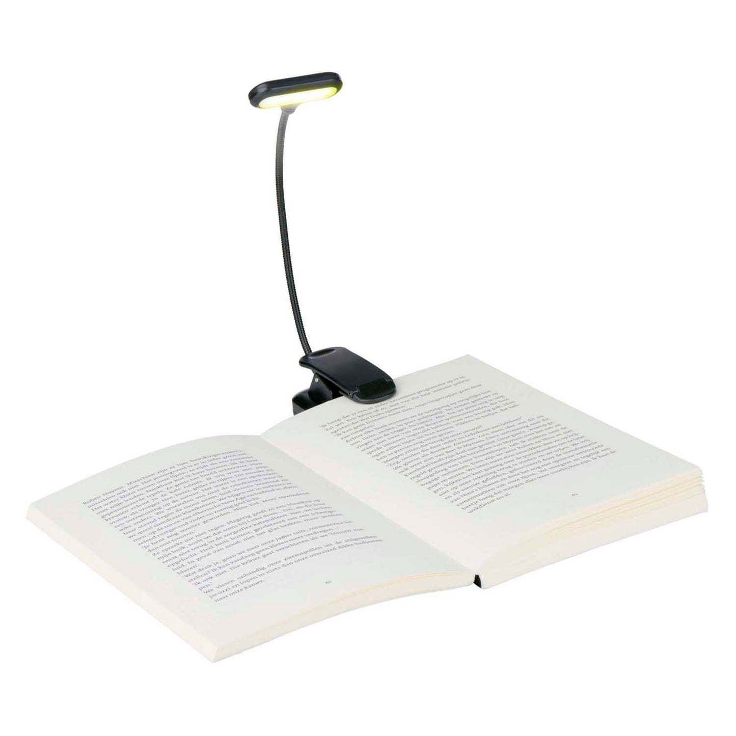 Luce di lettura sulla clip