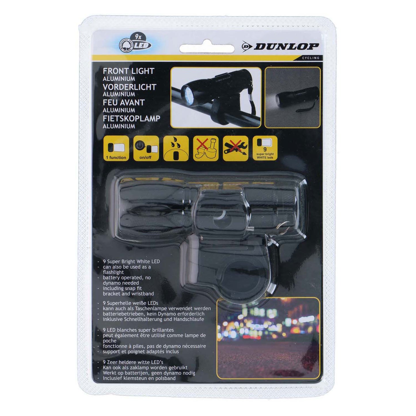 Faro de bicicleta Dunlop