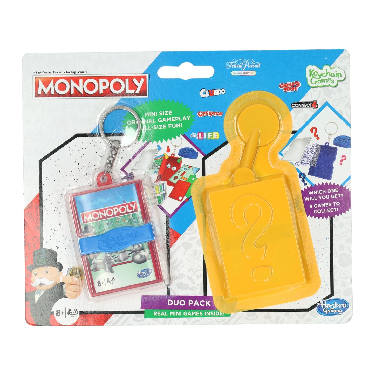 Monopolio llavero mini juego hasbro