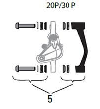 Sram Disc Brake Adapter Spacer Set Avid SST