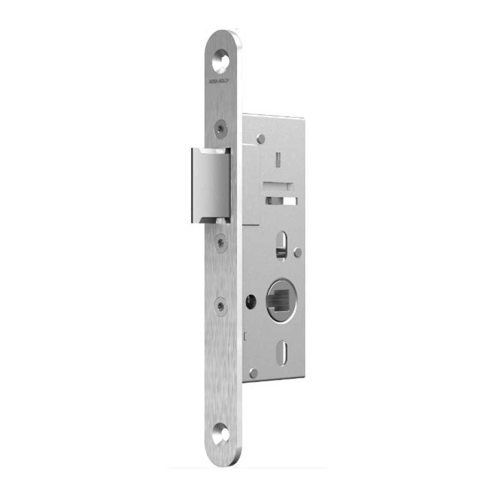 Cerradura de barril Assa Abloy n1502 | dm45mm | agujero de manivela 8 mm | placa frontal acero inoxidable 20x185mm - 10777455