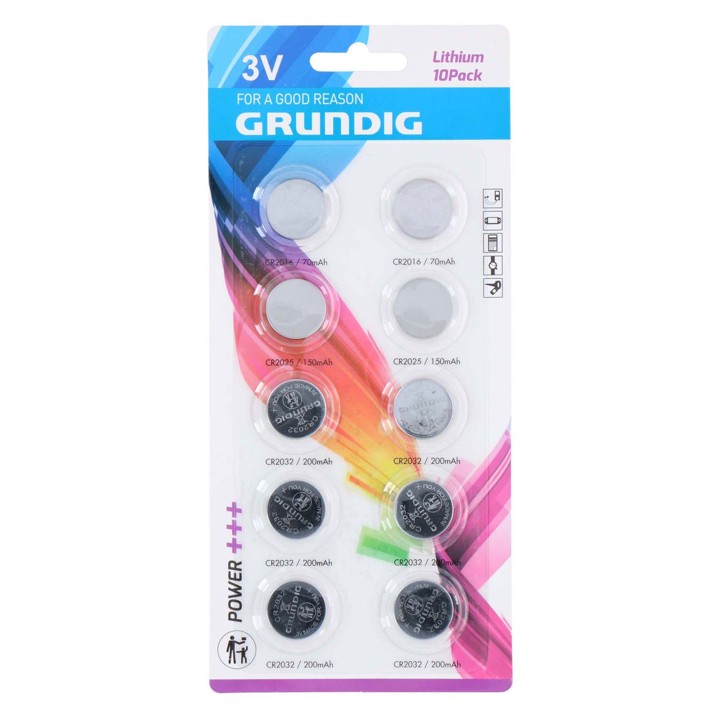 Pulsanti batterie alla cella sulla mappa, 10 °.