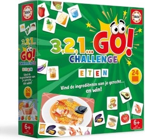 Introducción solo juegos 3-2-1 Go Desafiar rompecabezas sobre la comida