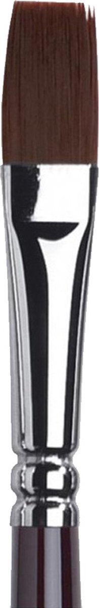 Winsor newton galeria - acrylverf penseel - one stroke - platte vorm - kort steel - 10mm