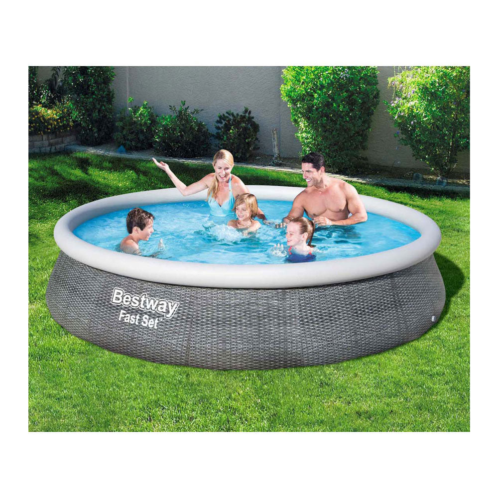 Piscina set bestway set veloce con pompa gonfiabile 396x84 cm