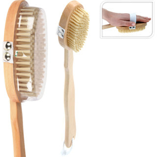 Pincel de baño 43 cm de madera