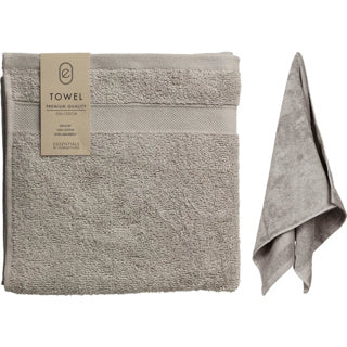 Toalla 50x100 cm de gris claro