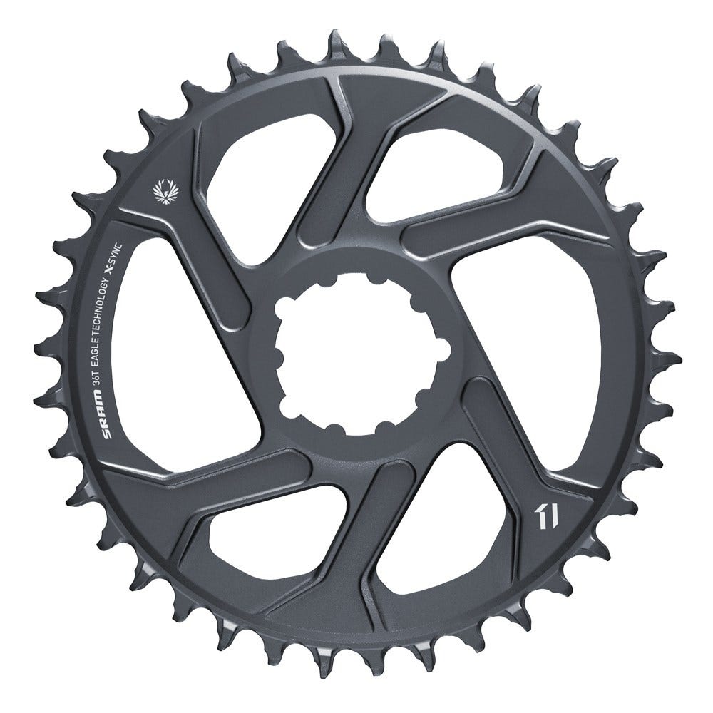 Sram Chain Ring X-Sync2 SL 36T. Alu Lunar Grey