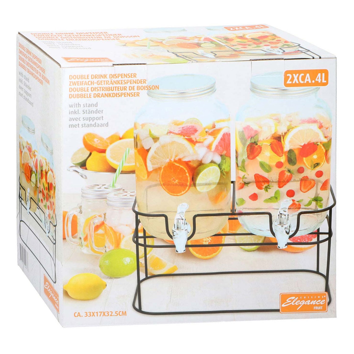Distributore di bevande, 2x4 litri