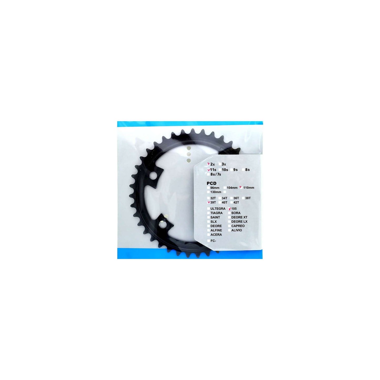 Shimano Chain Top 105 11V 39T Y1WV39000 FC-R7000 Black