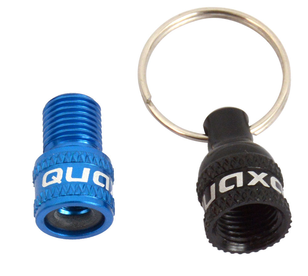 Adaptador de válvula Quaxar con llavero