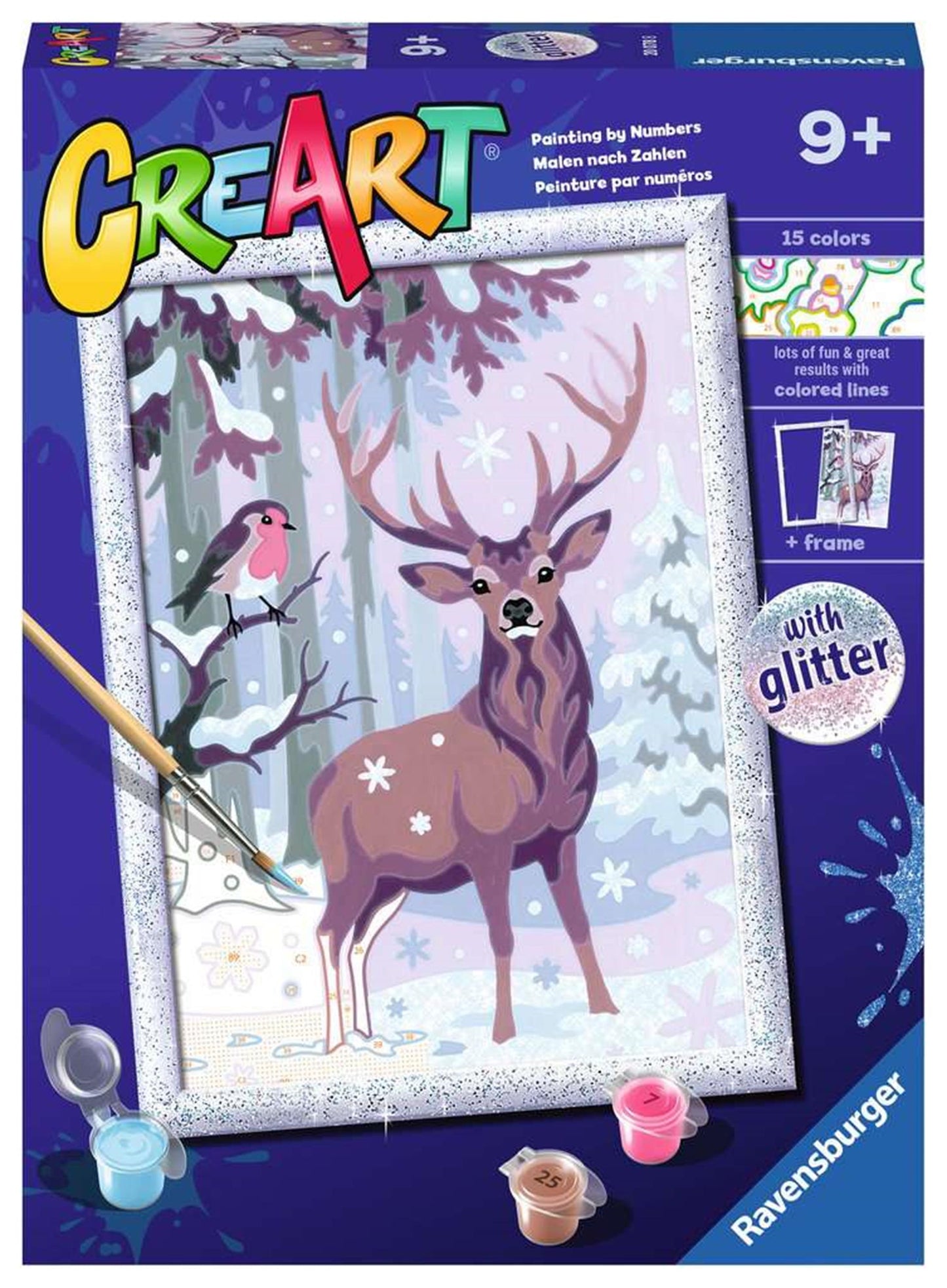Ravensburger Pintura Creart en Number Festive Friends