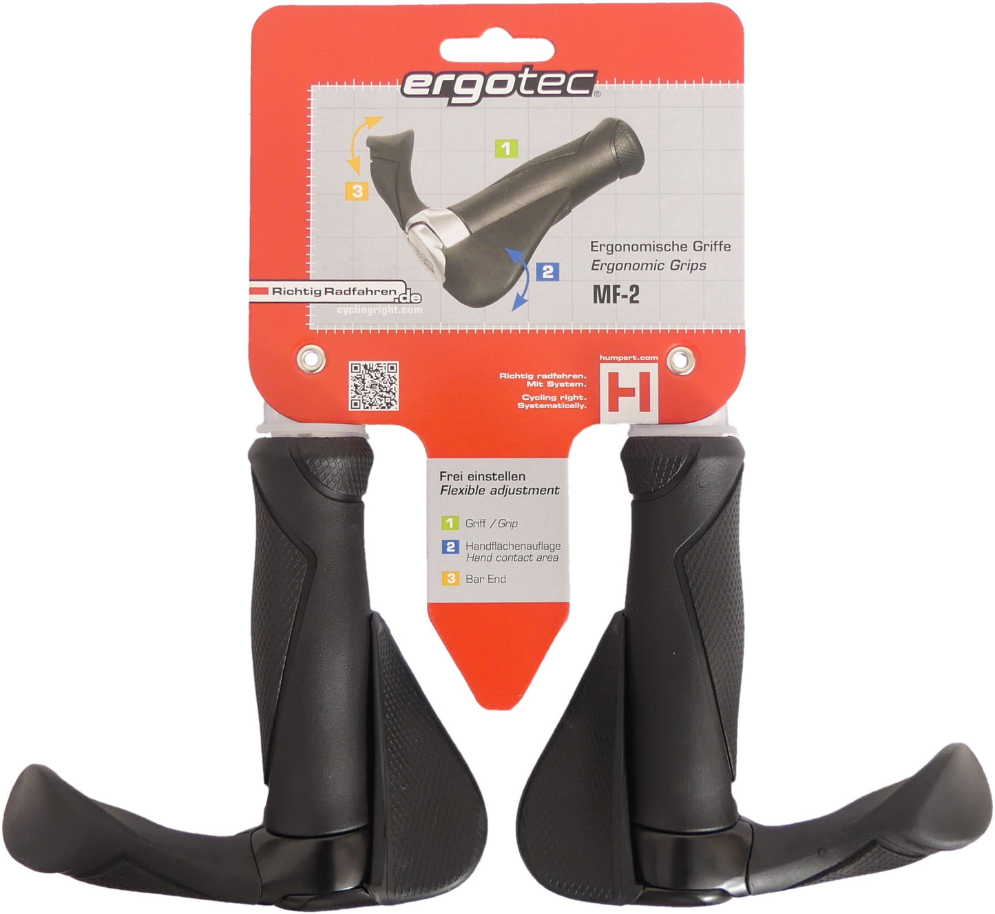 RST HANDE COID MF2 Small Kraton Alluminum 130+130 mm Nero