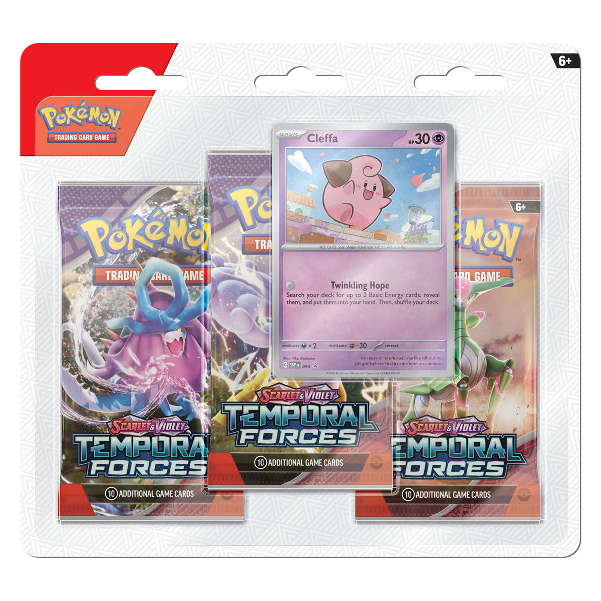 ASMODEE TCG SV05 FORZE DELLA TEMPORE 3 BLISTER BOOSTER