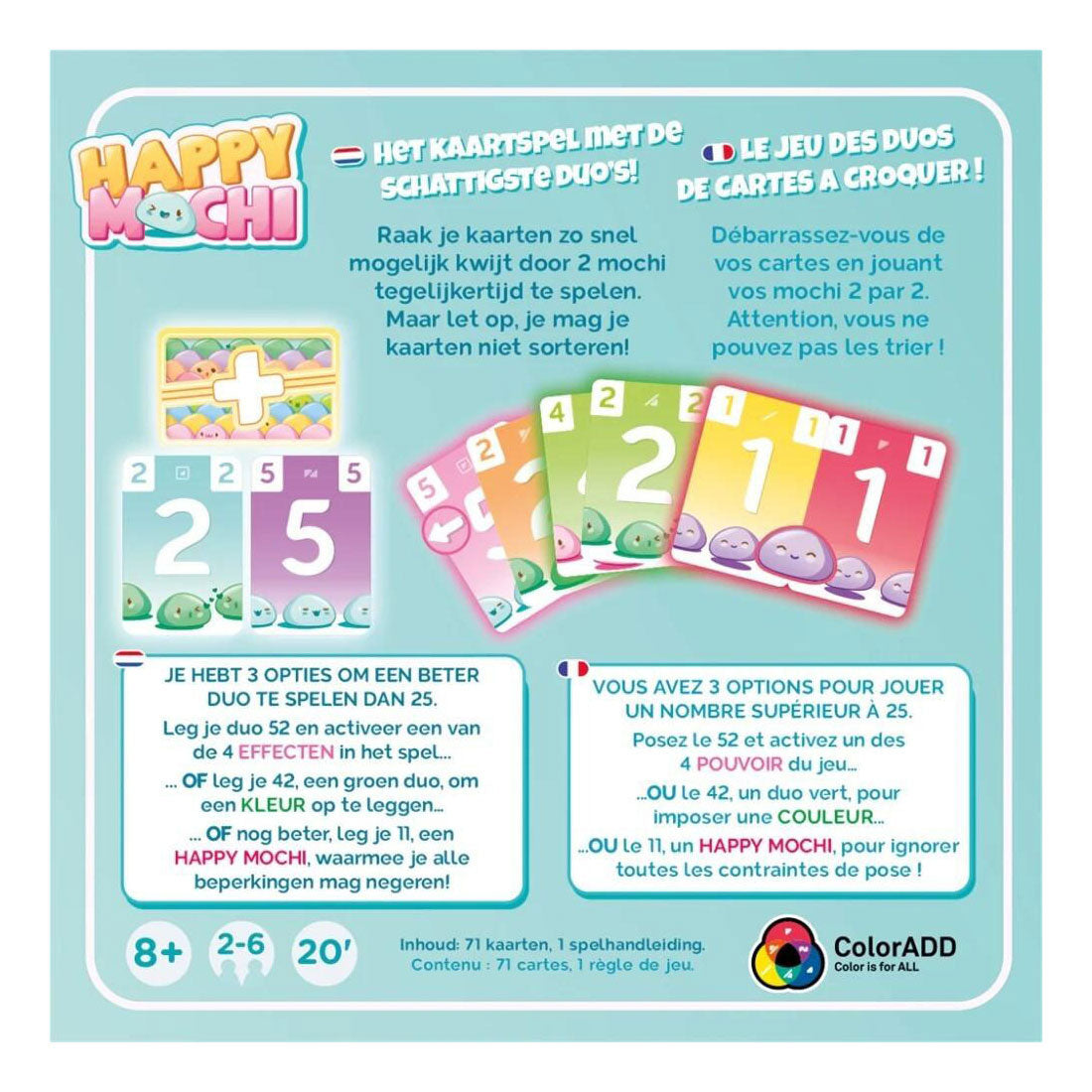 Feliz mochi - juego de cartas