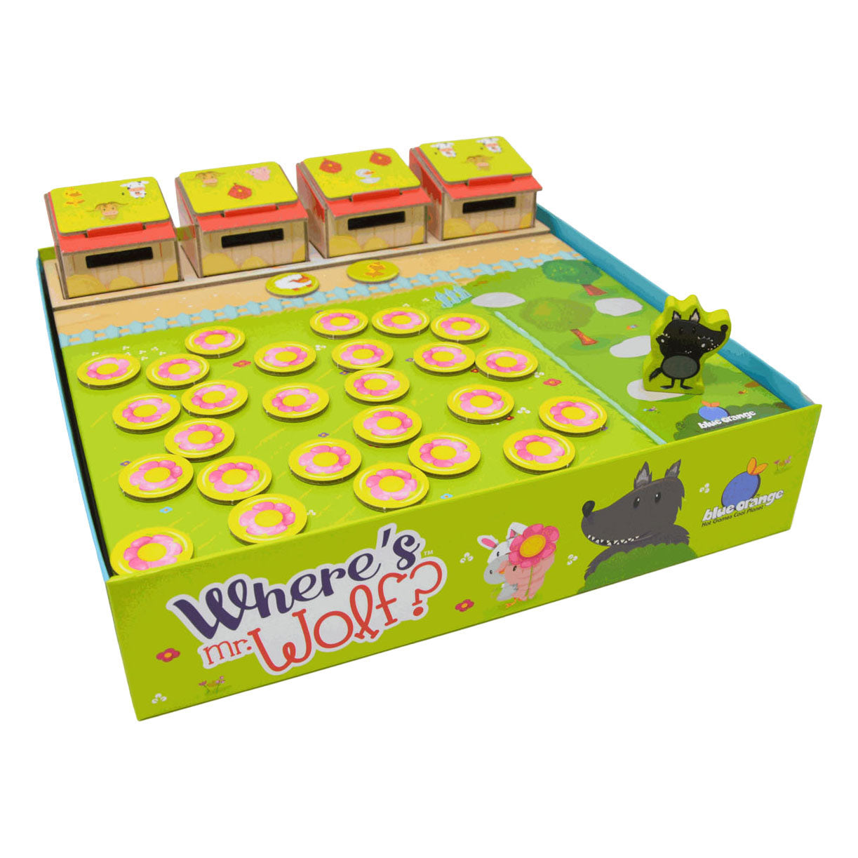 Giochi di Geronimo gioco da tavolo blu arancione Mr. Wolf