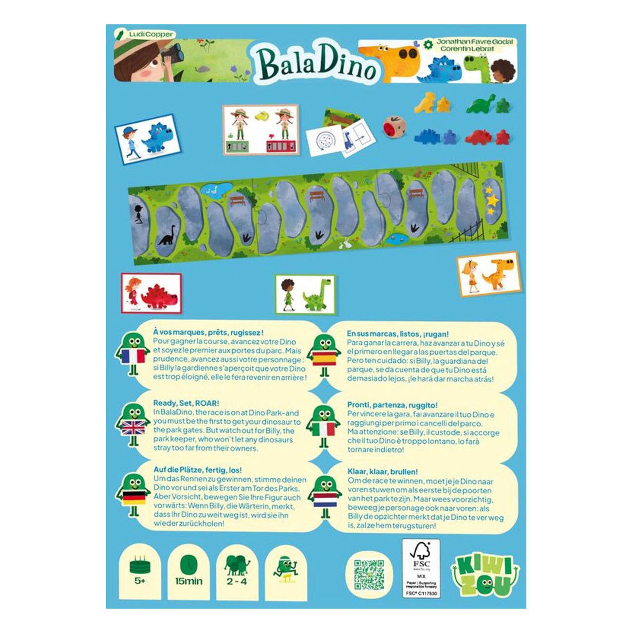 Giochi di Geronimo, gioco di carte Kiwizou, Baladino