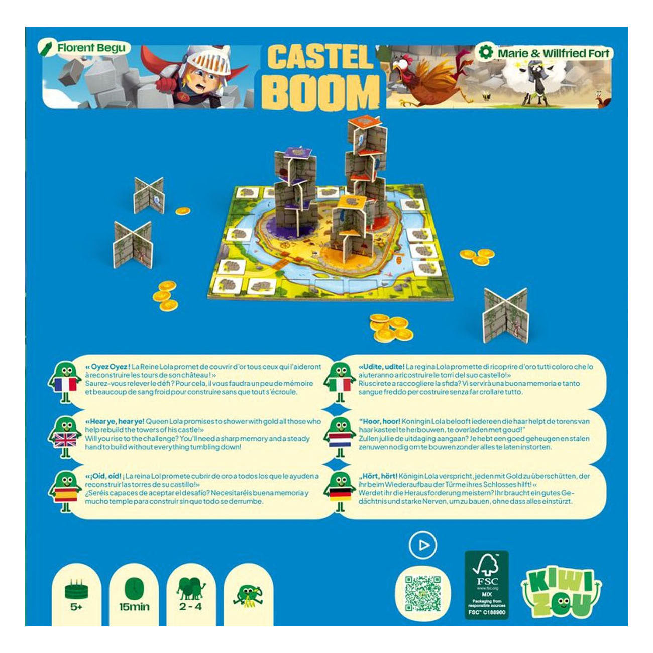 Giochi di Geronimo kiwizou gioco da tavolo castel boom
