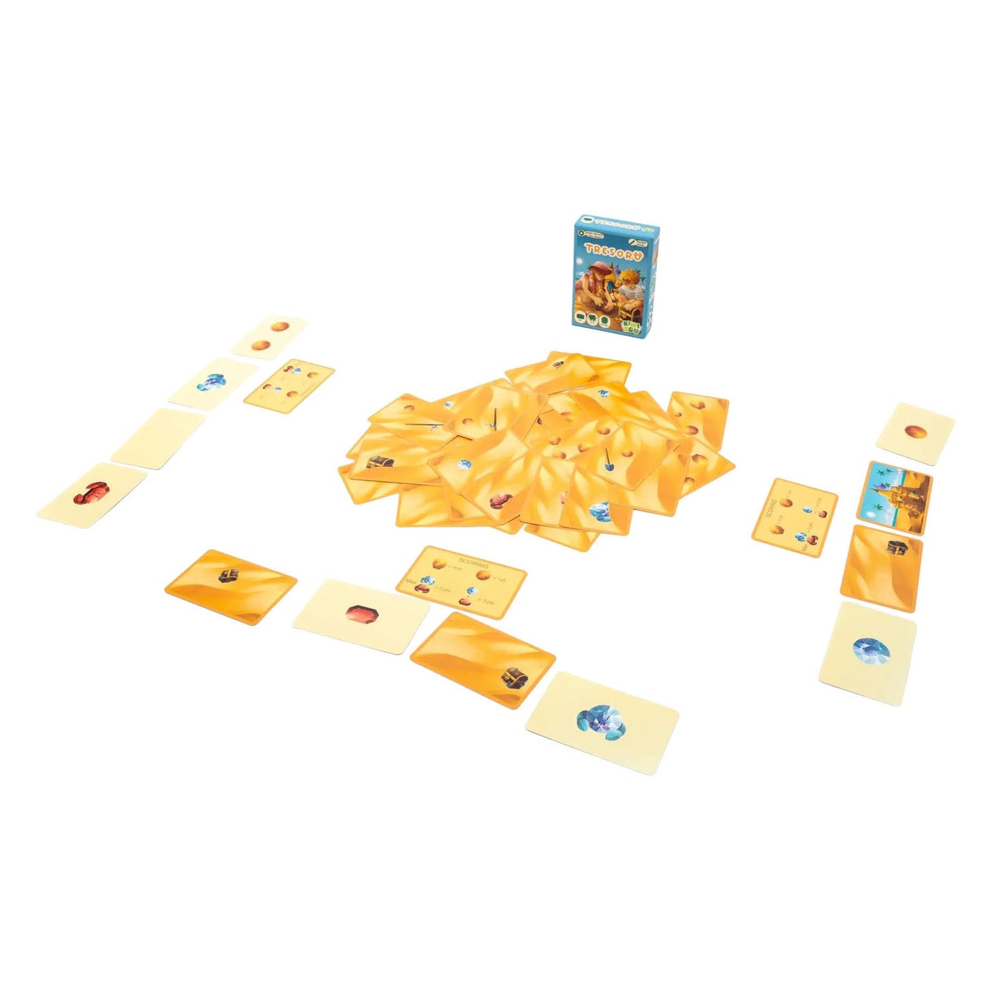 Giochi di Geronimo, gioco di carte Kiwizou Trésoro