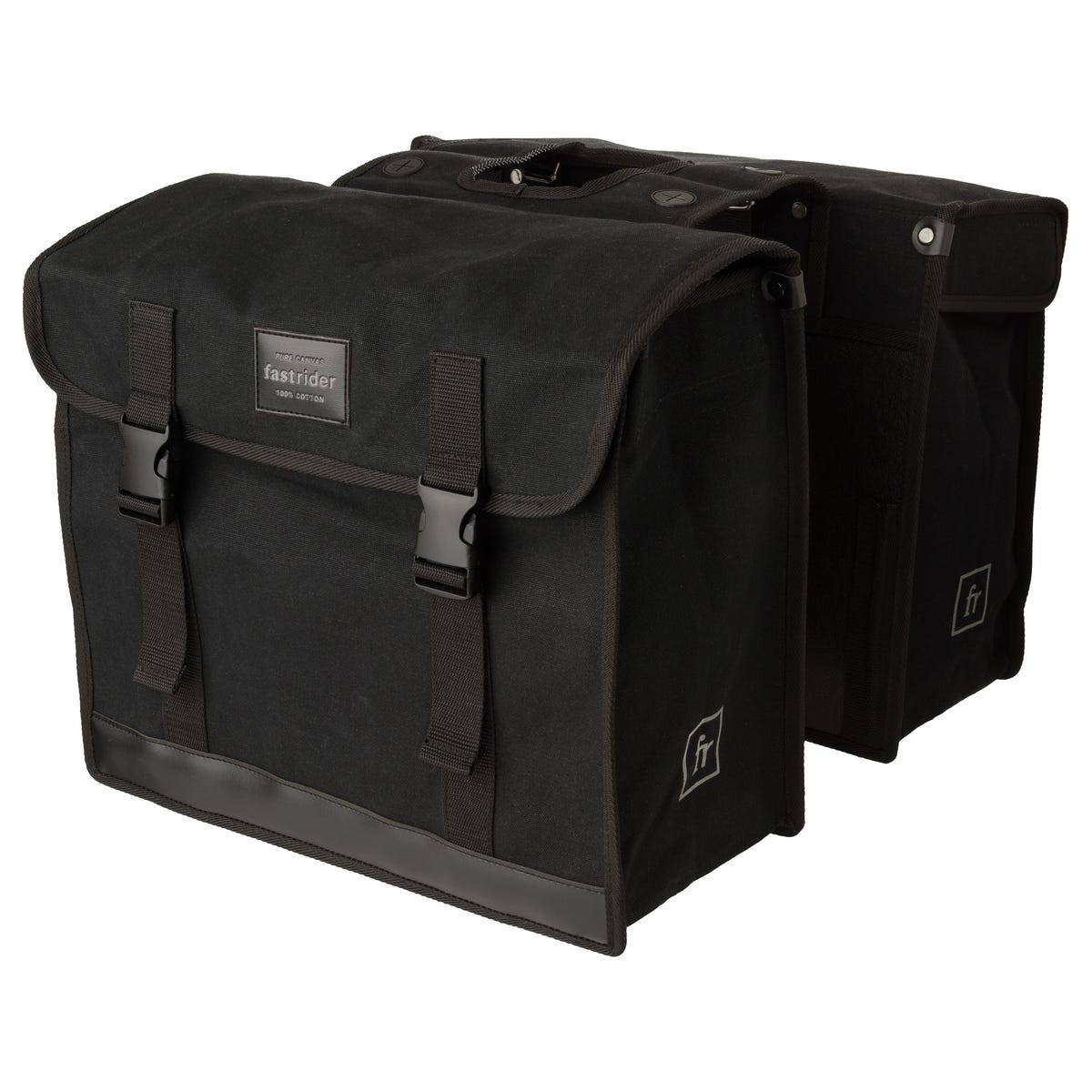 Bolsa de bicicleta doble Fastrider canvas 47l basics