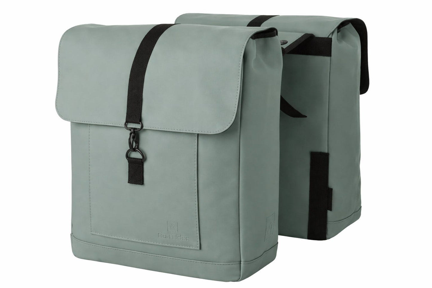 Fastrider Jaxx II bolsa doble para bicicleta tendencia eucalipto