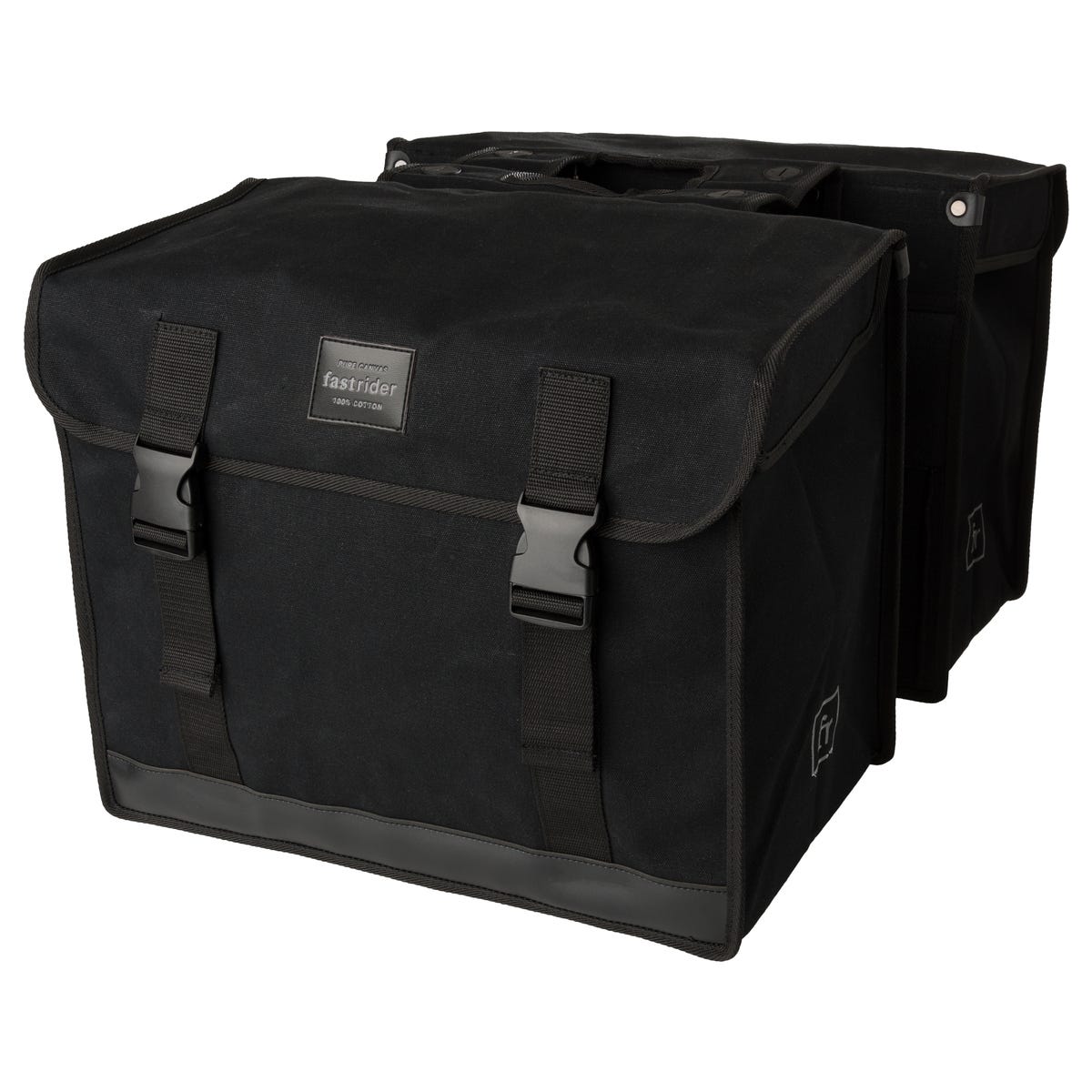Bolsa de bicicleta doble Fastrider canvas 65l basics