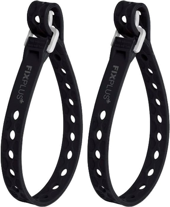 Correa Fixplus slim fit 40cm (paquete de 2) | negro