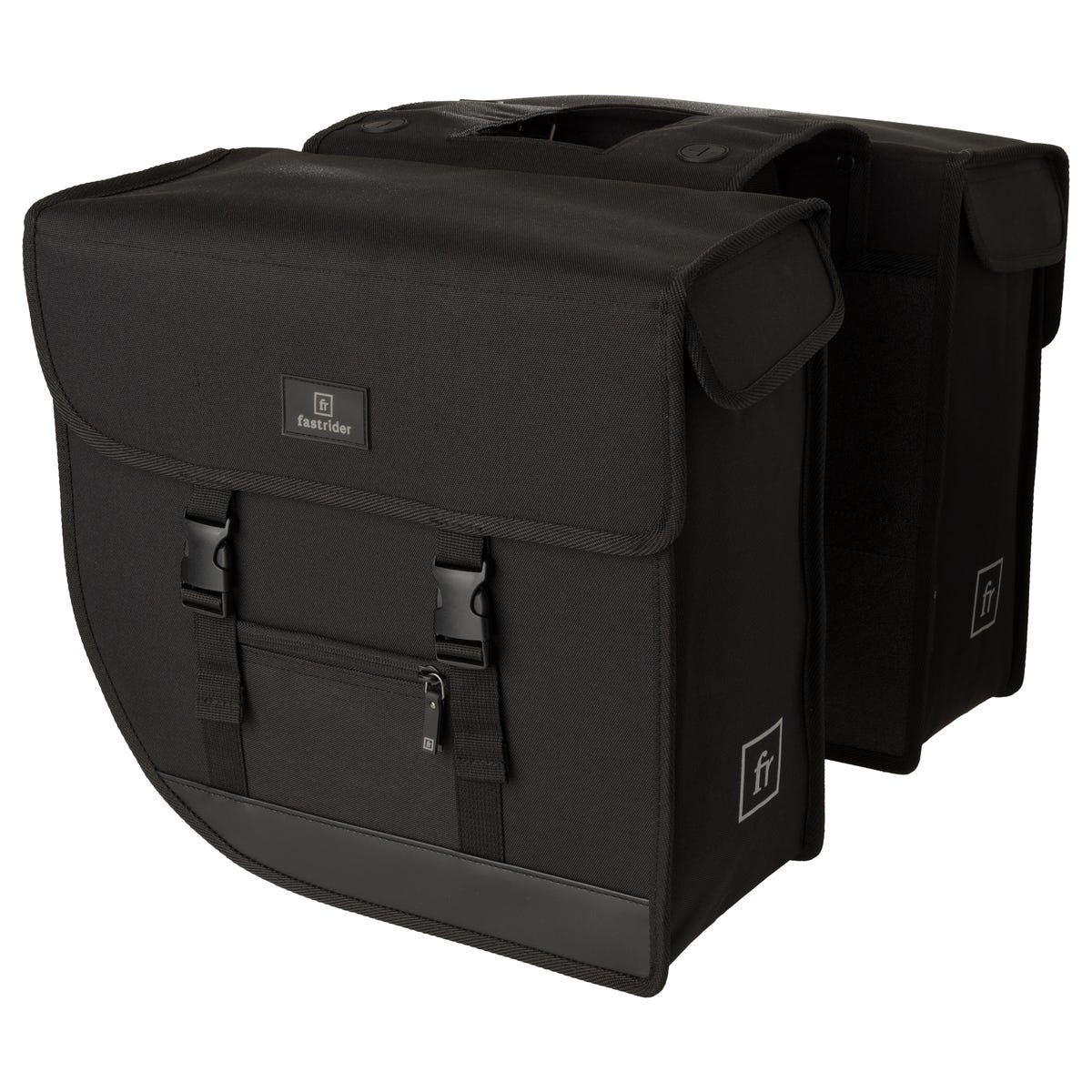 Borsa da bicicletta doppia Fastrider bodyl ibrida basics large nera - 20113100-000