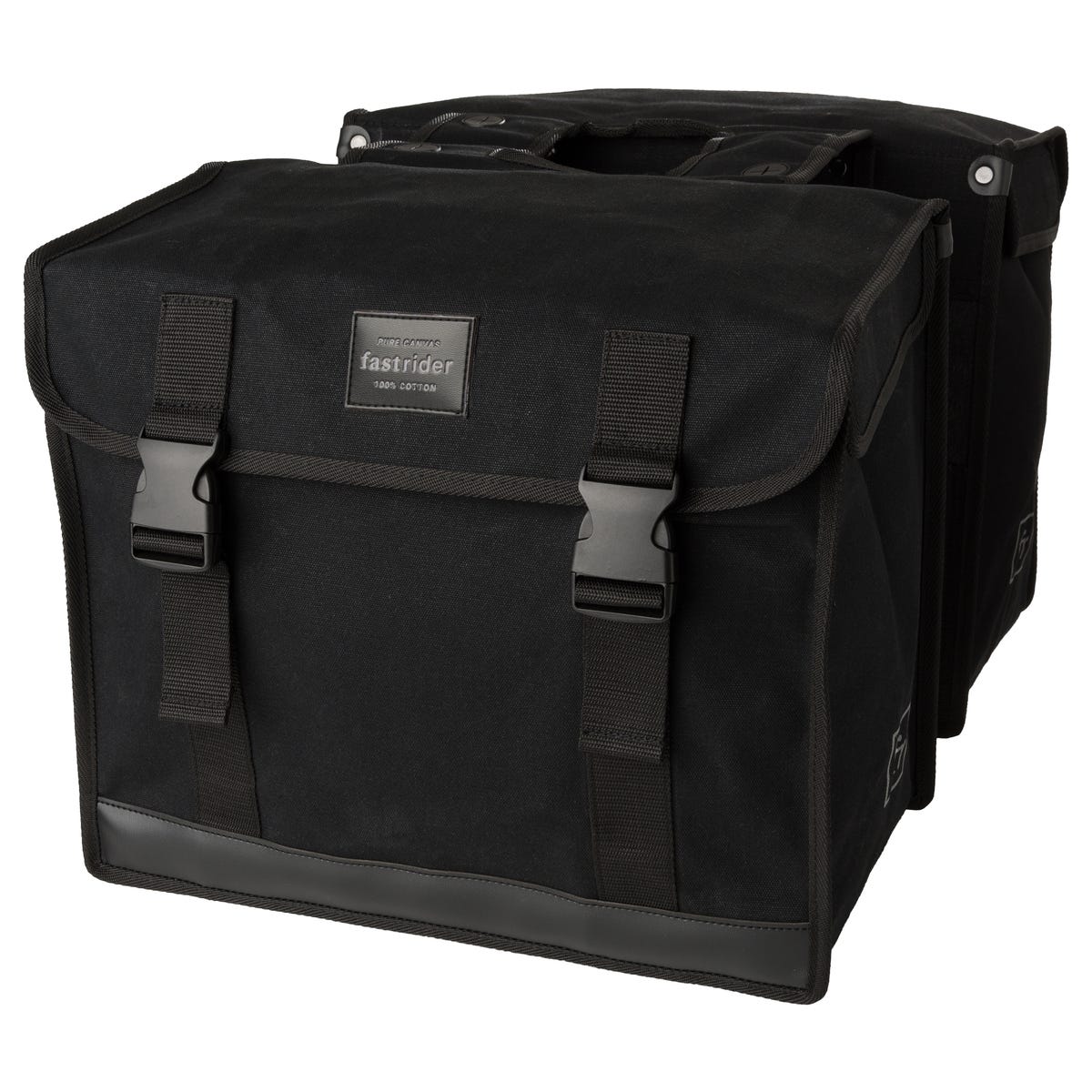 Bolsa de bicicleta doble Fastrider canvas 56l basics