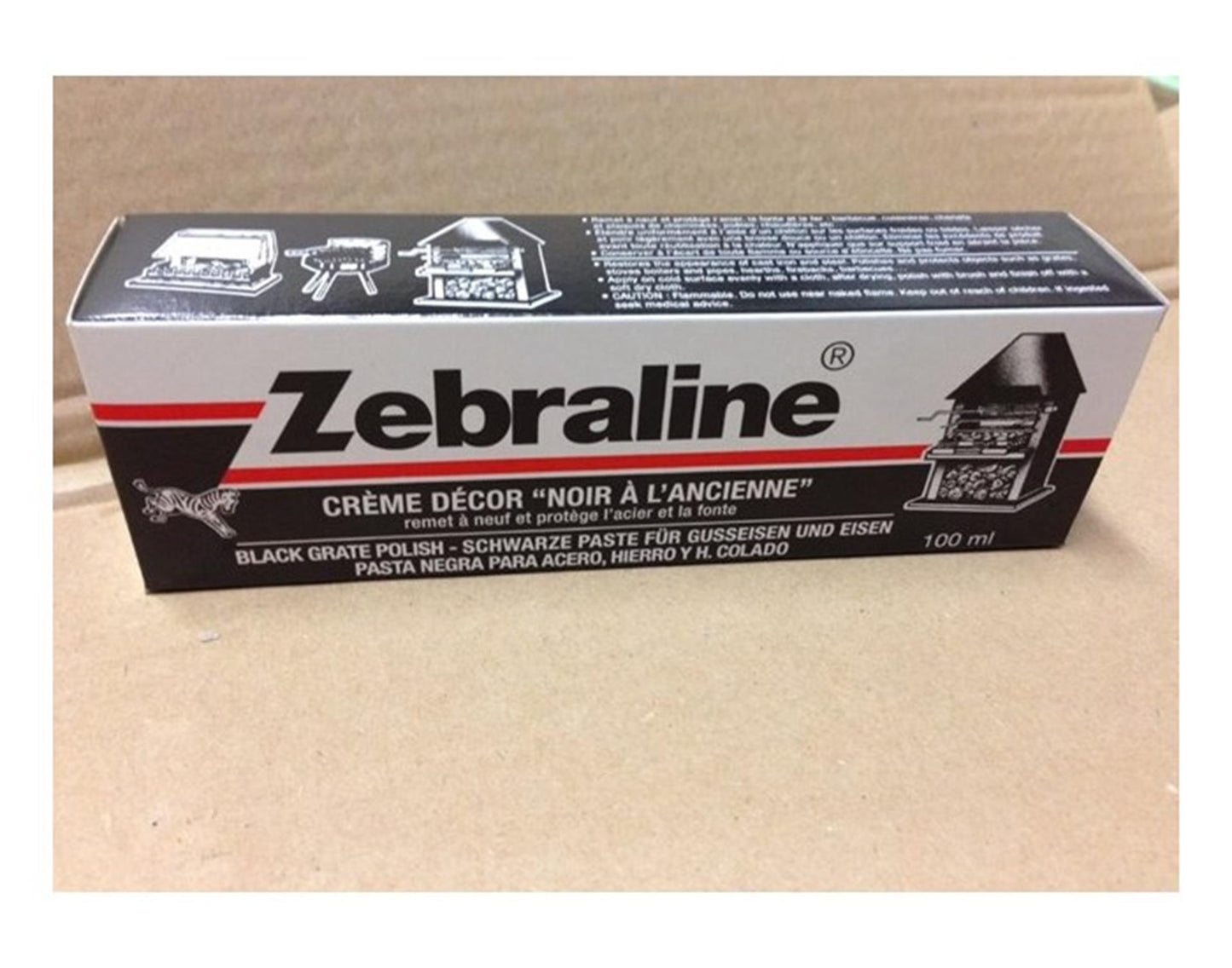 Abrillantador de estufa Zebraline 100ml