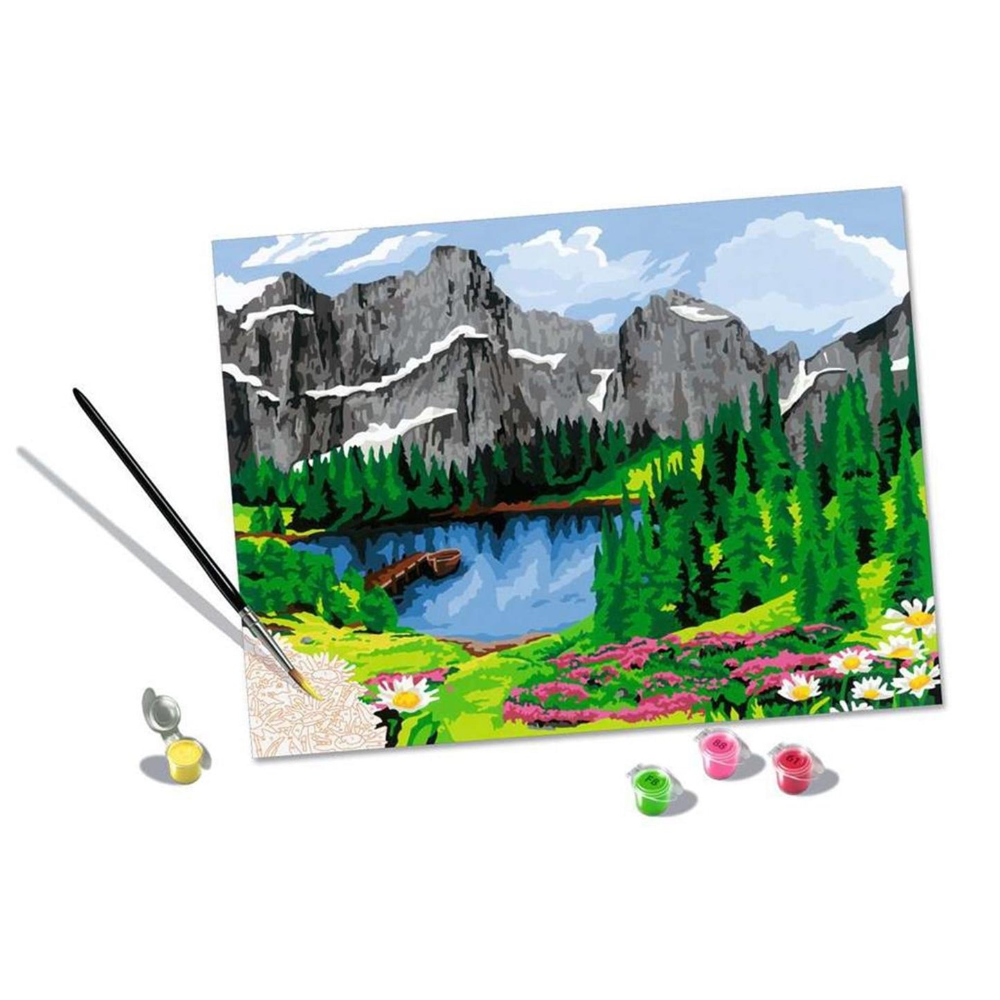 Ravensburger Creart Pintura en Number Mountain View