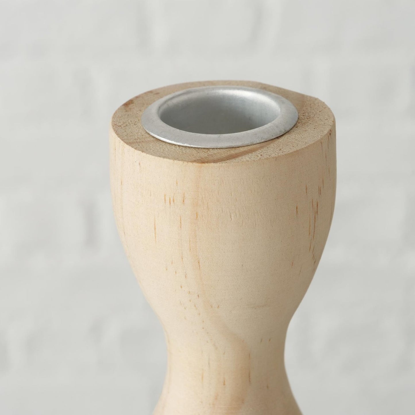 Boltze candeliere domestico in legno h17cm marrone naturale