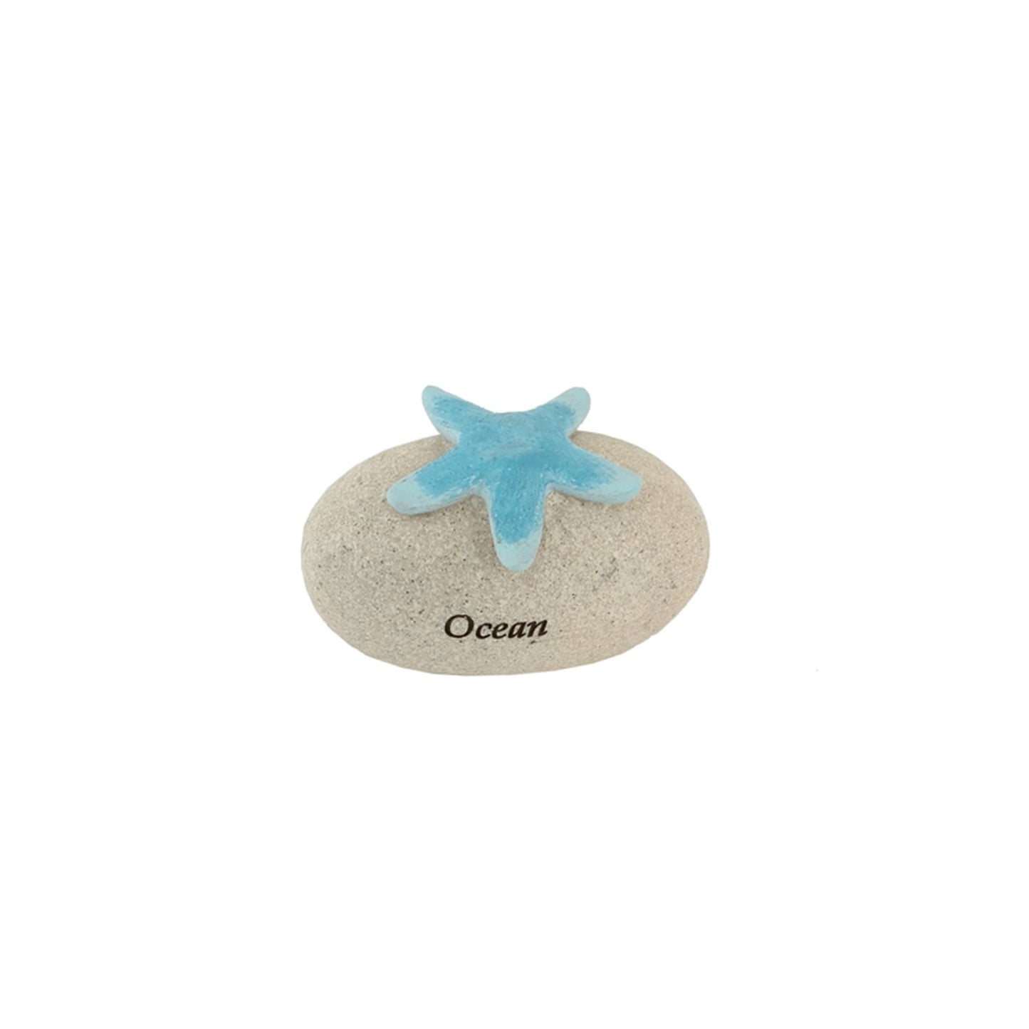 Piedra Gerkimex con estrella de mar oceano 8x5x5cm