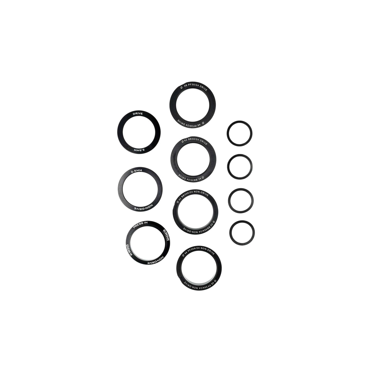 Set cuscinetti movimento centrale Elvedes twist fit bb30