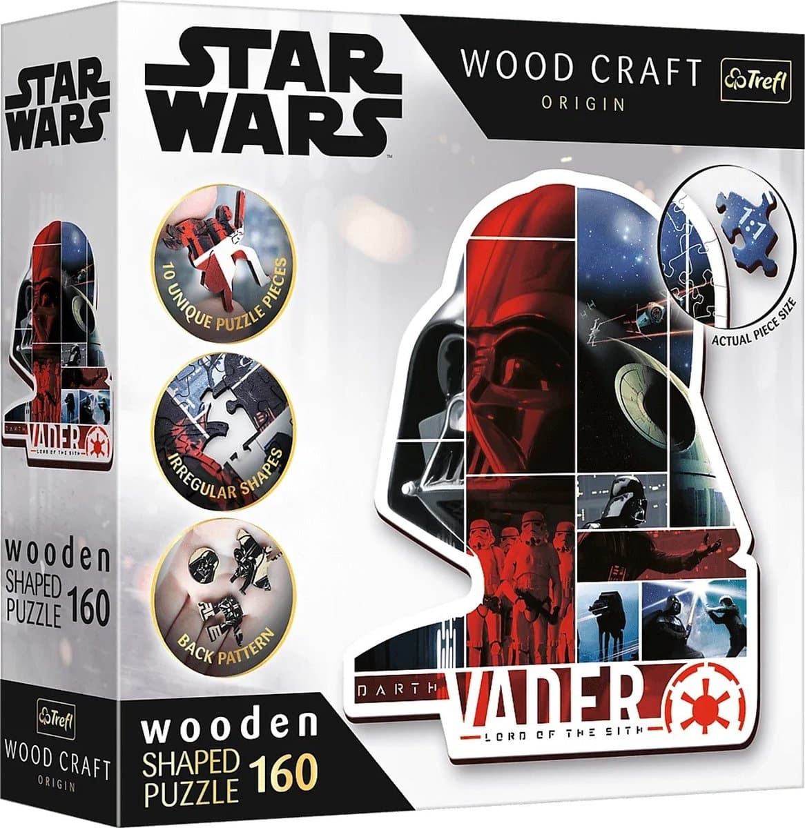Star Wars Wooden Puzzle Darth Vader 160 piezas