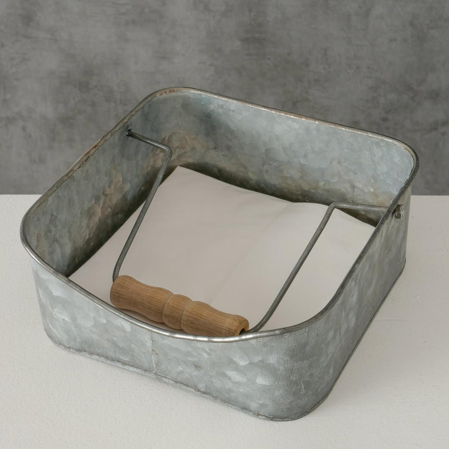 Boltze home servilletero jackson zinc 18x18x7cm